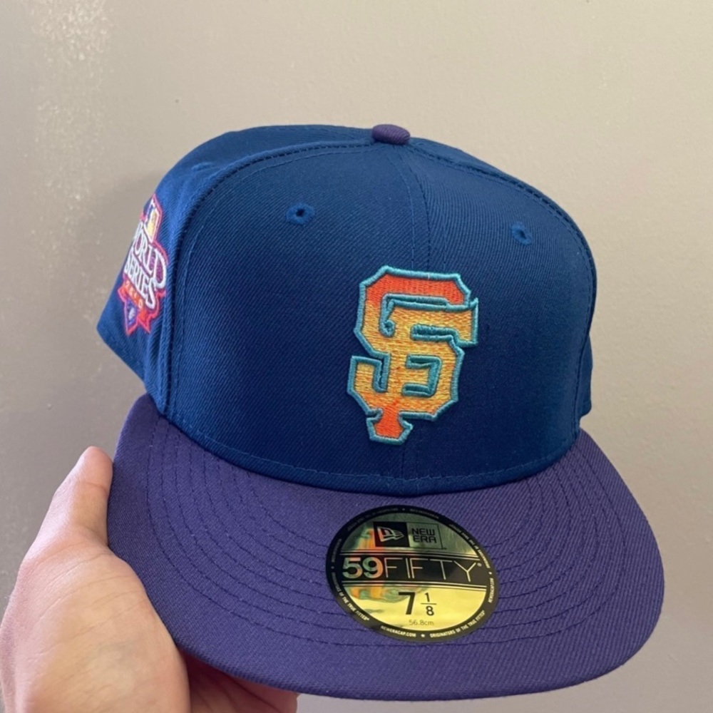 Myfitteds San Francisco giants back to the future inspiration size 7 1/8